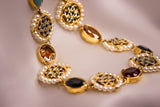 MAHI MULTISTONE PEARL MALA